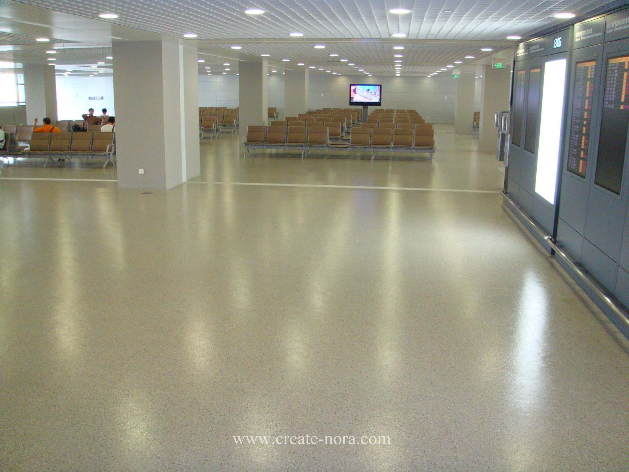 the photo of nora rubber flooring in Pudong International Airport Terminal 2 12